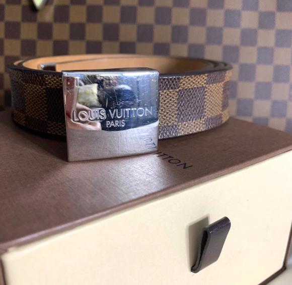 Louis vuitton damier ebene belt 85/34 main image 6